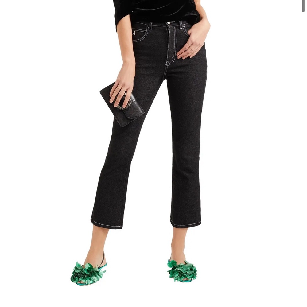 Lame kitten heel sandal